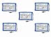 XSPLENDOR (5 Pack) Battery for GE Interlogix Simon XTi Wireless, Simon Xti, Simon XTi Control Panel PN 600-XTI-BAT