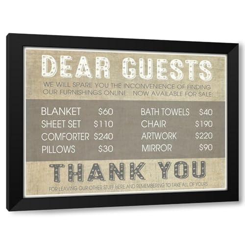 ArtDirect Guest Room Amenities Custom Framed Art Print Giclee Print or Canvas Options with Various Sizes and Customization by GST