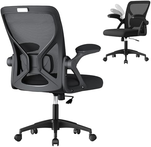 VASAGLE Ergonomic Mesh Office Chair with Adjustable Lumbar Suppor...