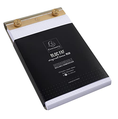 Bloc de escritorio Exacompta FAF recargable con base estable de metal n.º 4 4