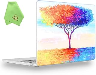UESWILL Compatible with MacBook Air (M2, 2022) Case Model A2681, Pattern Hard Shell Case Cover for MacBook Air 13.6 inch M2 chip Touch ID + Microfiber Cloth, Astronaut A