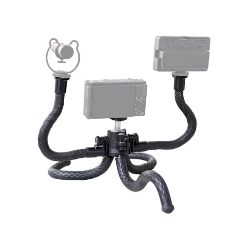 JJC Flexible Bendable Tripod Octopus Stand & 2-Pack