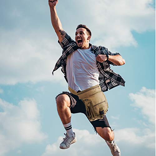 VALICLUD Bolsa à prova d'água para coxas, tecido Oxford, bolsa para pernas ao ar livre, bolsa para