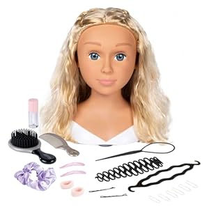 Smoby My Beauty Frisierkopf Blond mit Zubehör