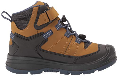 KEEN Redwood MID WP-C Hiking Boot, Harvest Gold/Vintage Indigo, 31 EU