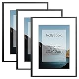 Plusieurs tailles : tous les cadres photo peuvent être achetés dans de grandes tailles blanches ou noires de 30 x 40 cm, 40 x 60 cm et 50 x 70 cm.