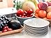 Dessert Plates White - Small (7 inch) Appetizer or Salad Plate - Square Dishware - Kitchen Dinnerware Dishes Set For 10 - Microwave Safe Dish Sets - Reusable Porcelain Dinner Ware - Wedding Cake Plate