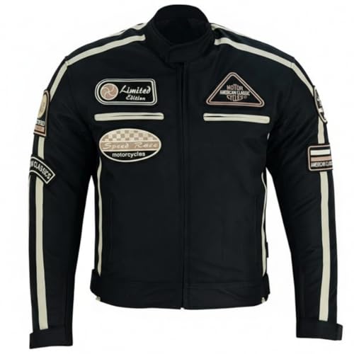 Blouson moto imperméable BStar homme noir pour rouler au sec et protégé