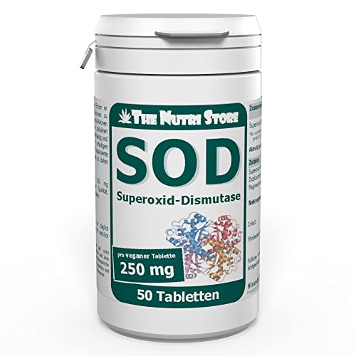 SOD 250 mg Superoxid-Dismutase vegane Tabletten 50 Stk.