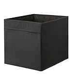 Ikea Dröna Fach, Polyester, Schwarz , 6er-Pack