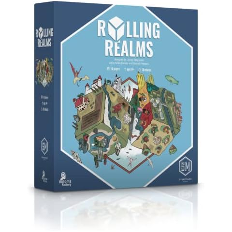 Stonemaier Games | Rolling Realms | Card Game | Ages 14+ | 1-6 Players | 30-45 Minutes Playing Time Cover