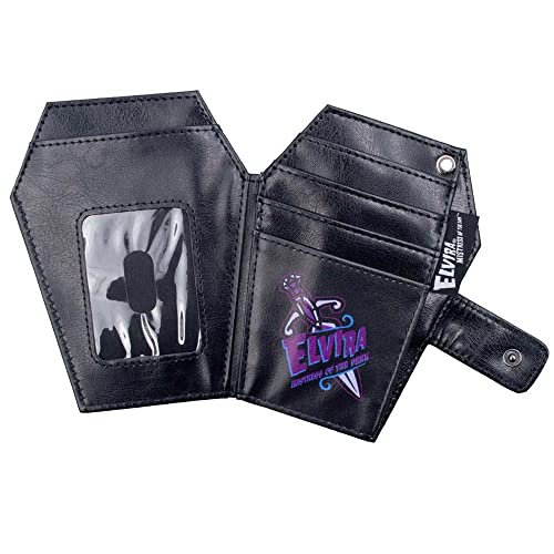 kreepsville 666 Gothic Elvira Mistress of the Dark Halloween Pumpkin Pin-Up Coffin Wallet2