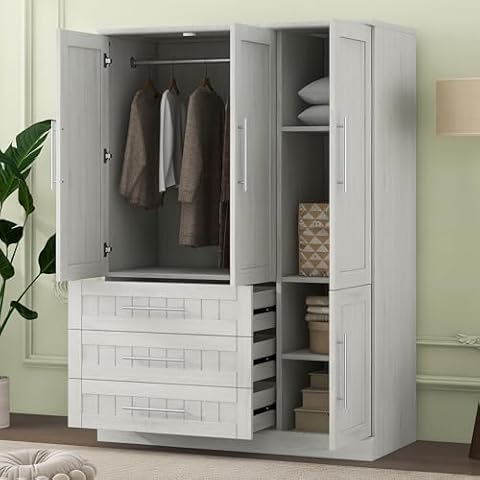 SOFTSEA 3 Door Wardrobe Armoire Cover