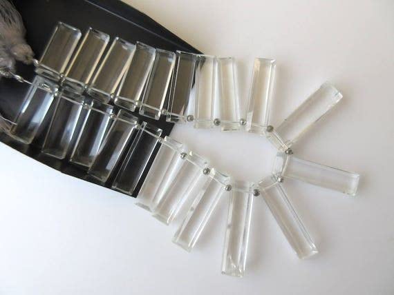 Perles en quartz de style baguette pour ateliers DIY et création de colliers