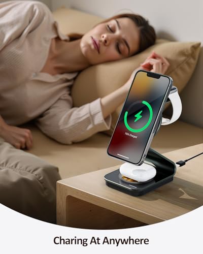 Chargeur sans fil rapide 3N1 support induction multi-appareils sans câble