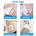 Fanluex Waterproof Ostomy Bag Shower Covers, 30 Pack 8”x8” Dialysis Catheter Shower Cover, Shower Shield Wound Cover with Center Non-Stick Pad Colostomy Bag Covers for Women & Men