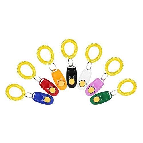 PSK PET MART Training Clicker with Wrist Strap for Bird/Parrots/Cockatiel/Budgies/African Grey/Cockatoo (1 pcs) (Color May Very) 1