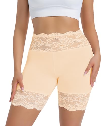 Image of Hibluco Slip Shorts For Under Dresses Anti Chafing Boyshort Women Underwear