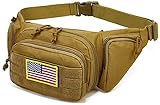 GOODTAKE Concealed Carry Pistol Pouch Tactical Fanny Pack Holster Bags Multi-Functional Bags Waist...