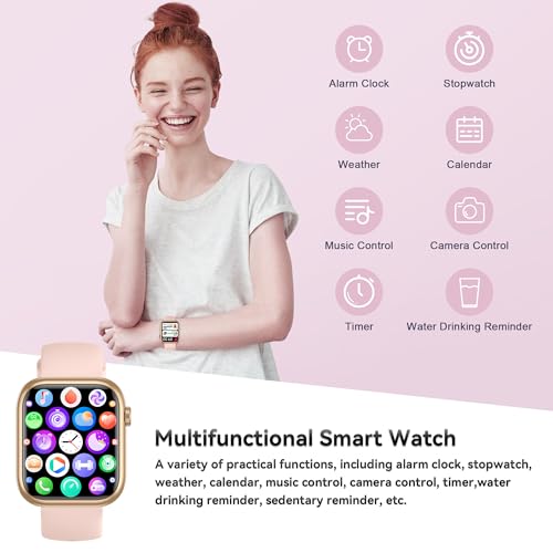 Smart Watch for Men Women(Answer/Make Call), 1.83" Fitness Watch with Heart Rate/Blood Pressure/Blood Oxygen, Pedometer, Sleep Tracker,120+ Sport Modes, IP68 Waterproof Fitness Tracker for Android iOS by QVEQ - Used condition - Image 5