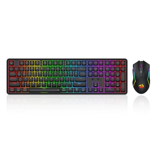 Redragon S163 3���[�hWilreess�Q�[�~���O�L�[�{�[�h&�}�E�X�R���{�A108�L�[K689 PRO RGB�K�X�P�b�g�L�[�{�[�h��8000 DPI M693�Q�[�~���O�}�E�X�o���h��