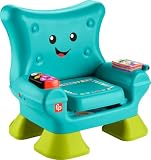 Fisher-Price Laugh & Learn Toddler Learning Toy Smart Stages Chair, Teal, Music Lights & Activities for Ages 1+ Years, Multilanguage Version