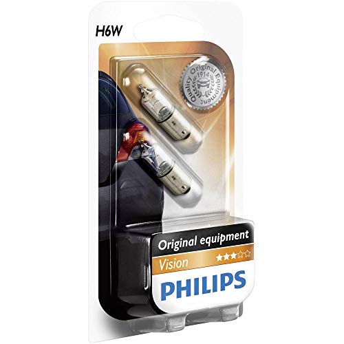 Philips 12036B2 Vision H6W Signallampe, 2er Blister, 13.50x9.50x13.50 – Ansicht 3