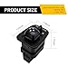 Dogary Car Power Mirror Control Switch, Car Front Driver Side Door Reversing Mirror Switch, Control Assembly OEM# F65Z-17B676-AB, Compatible with Ford Thunderbird Expedition F150 F250 F350 (Black)