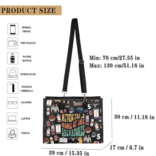 Bolsa Tote de Lona Inspirada en Serie Vampire TV miniatura 4