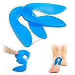 Taloneras Silicona, Plantillas de Talón Gel, Aliviar Fascitis Plantar Plantilla Espolon Calcaneo, Reducir los Golpes, Plantillas Talon para Fascitis Plantar Hombres y mujeres(M/40-45)
