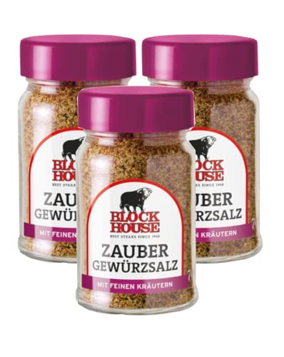 Block House Zaubergewürz 3x 70g Gewürzmischung im Glas - in Restaurantqualität Cover