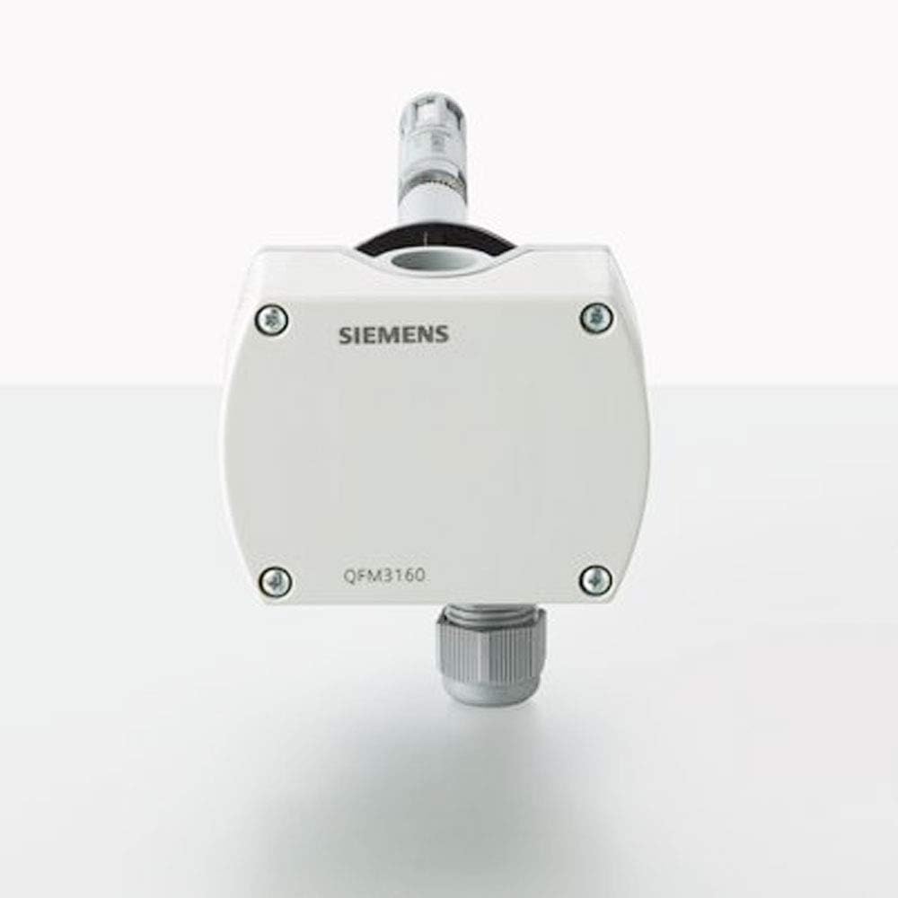 Sensor de conducto QFM3160 para humedad (CC 0 a 10 V) y temperatura (CC 0 a 10 V)