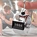 Othmro 2Pcs Metal Hand Tally Counter Clicker, Counter Clicker with Metal Finger Ring, 4 Digital Click Counter for Sport, Row, Golf, Lab and Knitting with Nylon Lanyard, Silver