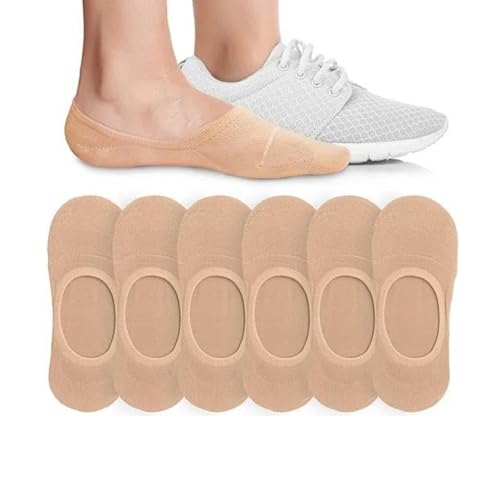 5 Pairs No Show Socks Womens, Non Slip Invisible Ultra Low Cut Socks for Flats3