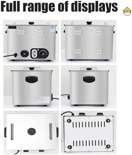 Commercial Egg Boiler, Fully Automatic Soft Boiled Egg Machine, Large Capacity for Quick Boiling Soft Medium Hard Eggs with Netting Basket