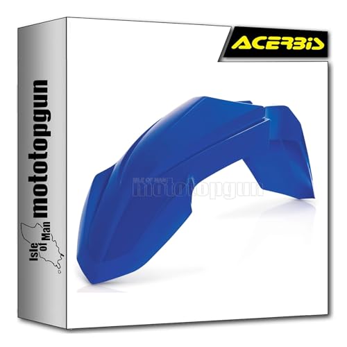 Garde-boue avant bleu pour remplacer le plastique usé sur Yamaha YZ 85