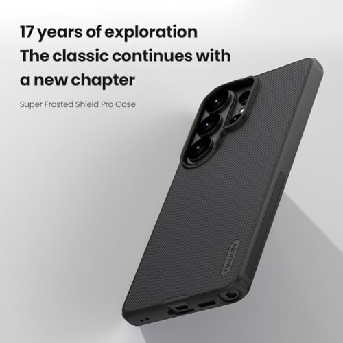 Image of Nilkin Slim Matte Series case Compatible for Samsung Galaxy S26 Ultra (S26-ultra), Shockproof and Scratch-Resistant, Lightweight Case (Black, S26Ultra)