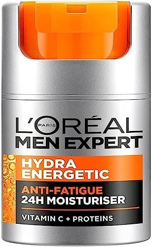 L'Oreal Men Expert Hydra Energetic Daily Anti-Fatigue Moisturizing Lotion, 1.6 Ounce