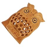 Figurine de hibou – cette figurine de hibou en bois est très appréciée des enfants et constitue un cadeau idéal pour leur anniversaire. décoration hibou pour la maison