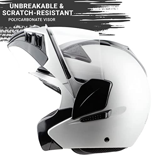 Image of Steelbird SB-34 ISI Certified Flip-Up Helmet for Men and Women with Inner Sun Shield