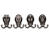 VIELSEITIGE VERWENDUNGSMÖGLICHKEITEN: Der Haken eignet sich ideal zum Schrauben an der Wand in Flurgarderoben, Hakenleisten, Garderoben, um Jacken, Schlüssel und andere Gegenstände aufzuhängen.