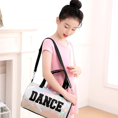 Bolsa de baile de ballet infantil y bolsa de gimnasio de lona impermeable 4