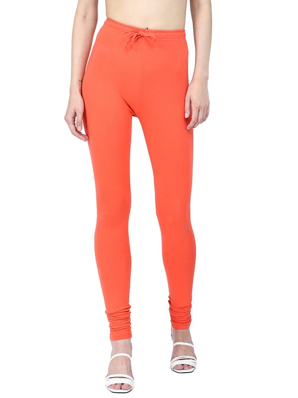 Image of Robinbosky Cotton Churidhar Leggings for Women - Stylish, Stretchable & Flattering Fit for All-Day Comfort