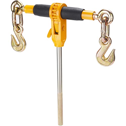 Vevor 3/8_2SET Ratchet 2Pcs 3/8 Inch-1/2 Inch Heavy Duty, G80 12000 Lbs Secure Load Limit thumb #9