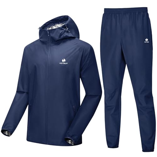 HOTSUIT Sauna Suit for Men Weight Loss Sweat Suit Boxing Exercise Sweat Sauna Jacket Pants