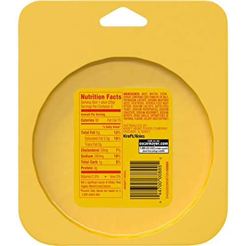 Oscar Mayer Beef Bologna Sliced Deli Sandwich Lunch Meat  thumb #7