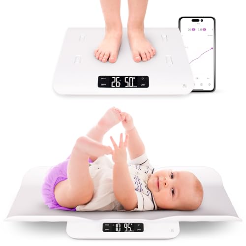Image of Greater Goods Smart Bluetooth Baby Scale with in-House Algorithm for Wiggly Babies, Infants, and Toddlers