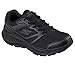 Skechers Women's Go Run Consistent Mapleton Sneaker, Black/Black, 9
