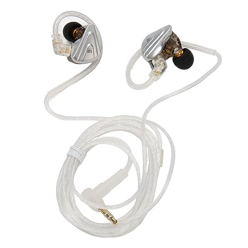 Earphones in Ear Monitor,5BA 1DD Wired Earbuds,Hybrid Dual Driver Earphones,High Resolution Noise Canceling Ear Monitors Headphone for Singers Musician Audifonos Auriculares