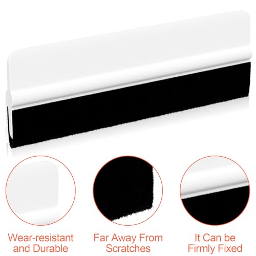 Traxenta Rakel für Folien, Folienrakel, Rakelset zum Folieren, Filzrakel für Fensterfolie, Vakuumrakel, Rakel Filzkante, Folierungs Werkzeug Set, Kommt mit 10 Klingen, für Bastelarbeiten und Aufkleber